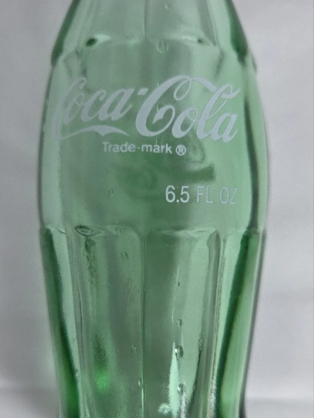 Coca Cola Green Glass Coke Bottle Vase Accent